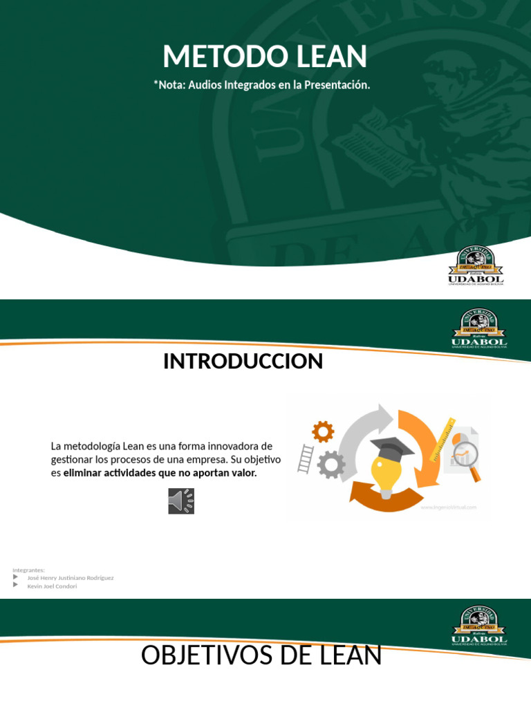 Metodología Lean | PDF | Lean Manufacturing | Sector secundario de la ...