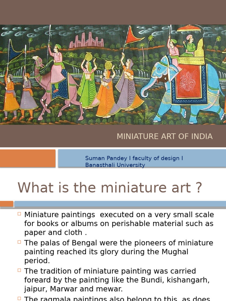 Miniature Art of India | PDF