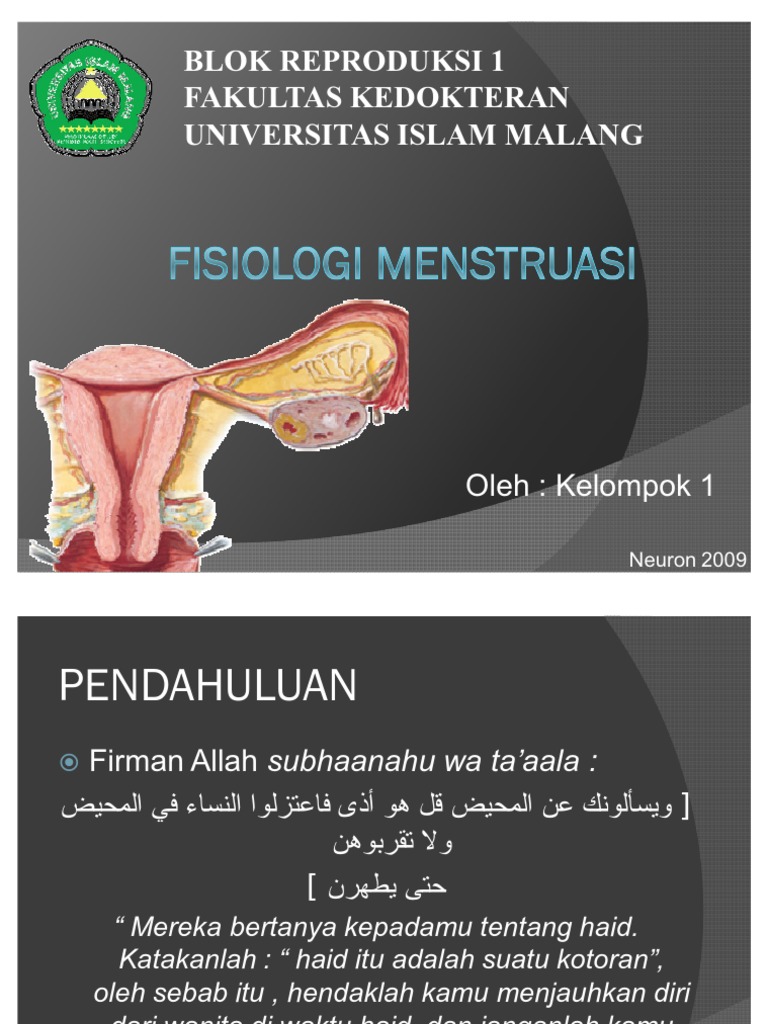  Fisiologi  Menstruasi 