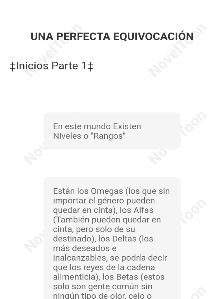 Una Perfecta Equivocación | PDF