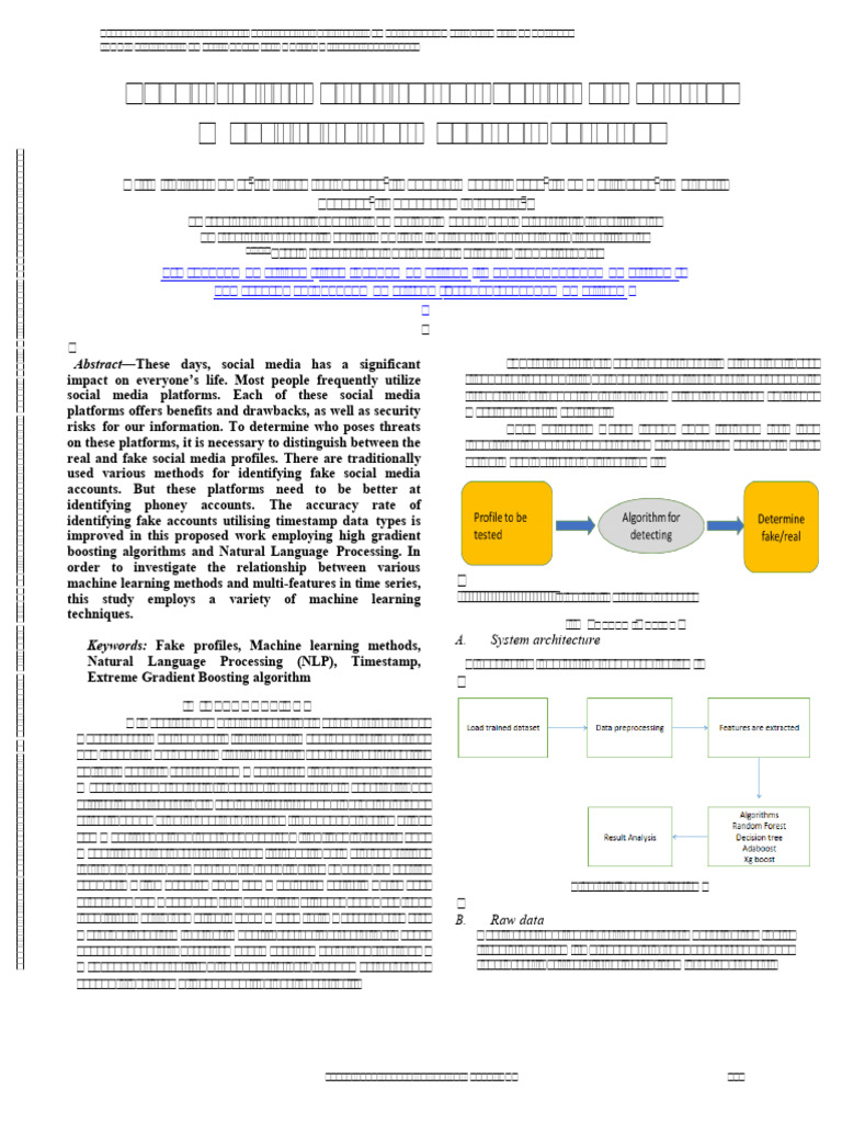 Fake Profile Detection On Social Networking Websites Using Machine ...