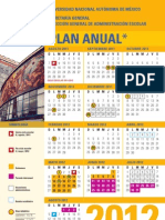 calendario anual2012