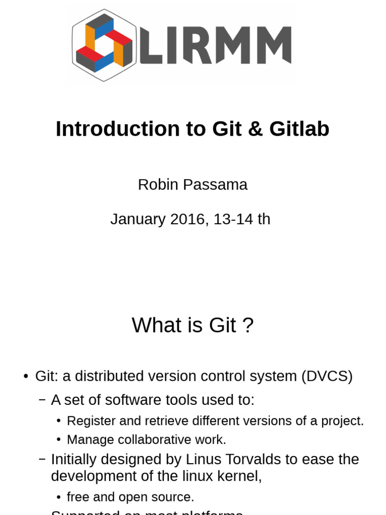 Initiation Git Gitlab | PDF