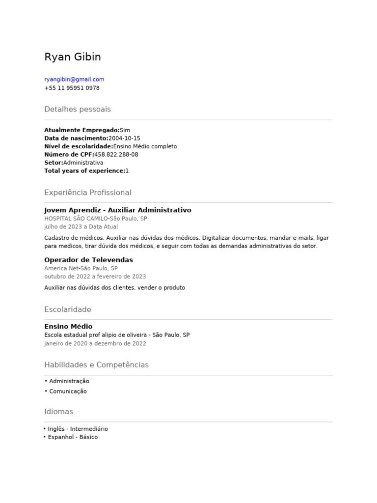 Curriculo ryan gibin qwerpdf pdf para word pdf