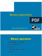 Computer Notes - Binary Operators