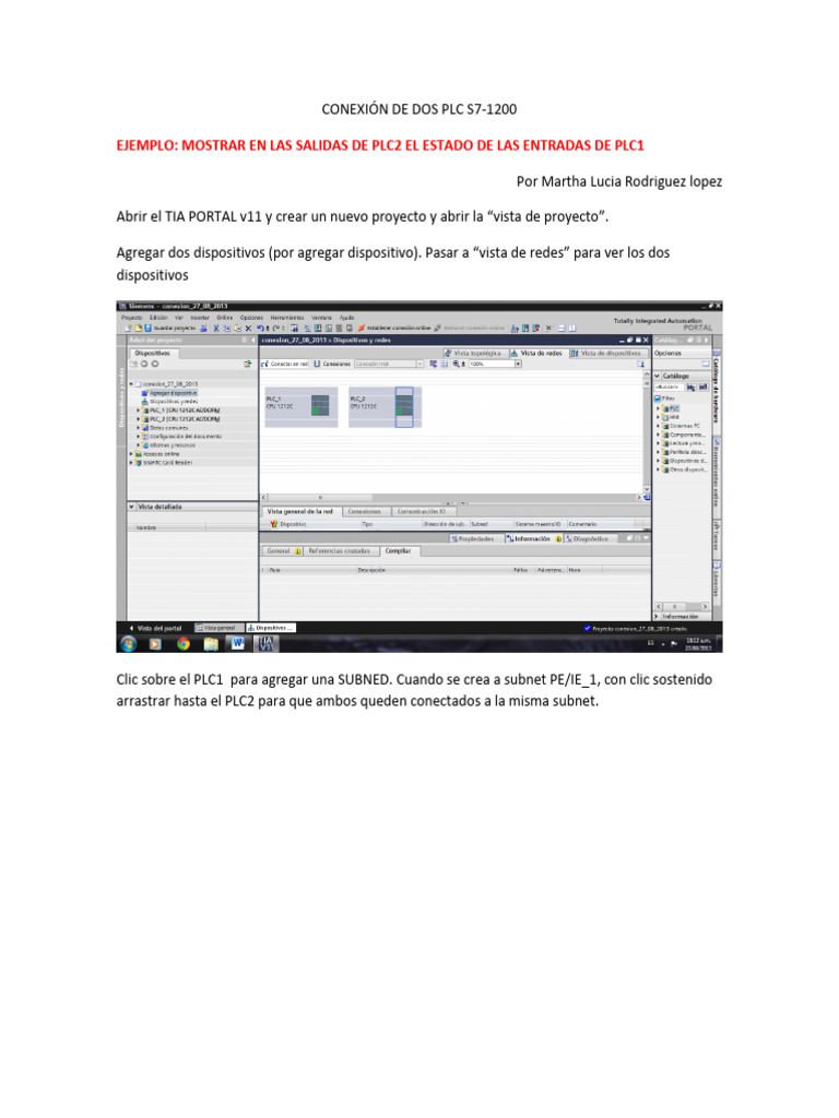 Conexión de Dos PLC S7 | PDF | Informática | Ingeniería Informática