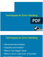 Computer Notes - Techniques for Error Handling