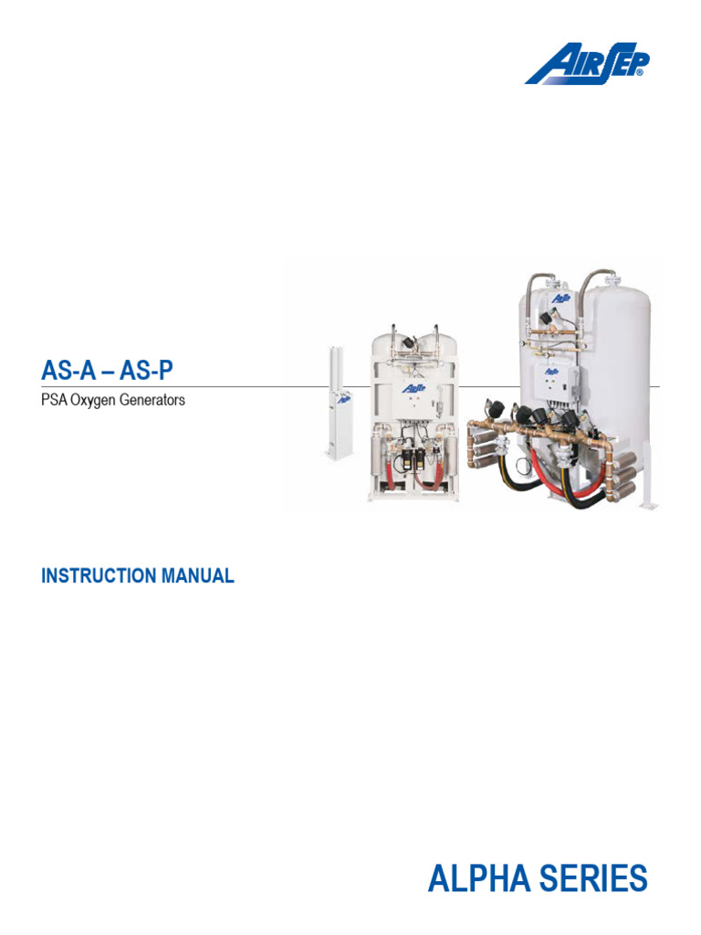 AirSep As-A Through As-P (Applies To All 3 Existing Concentrators) | PDF