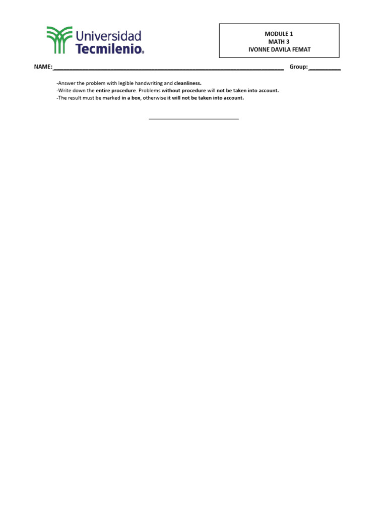 Mate 3 guía | PDF