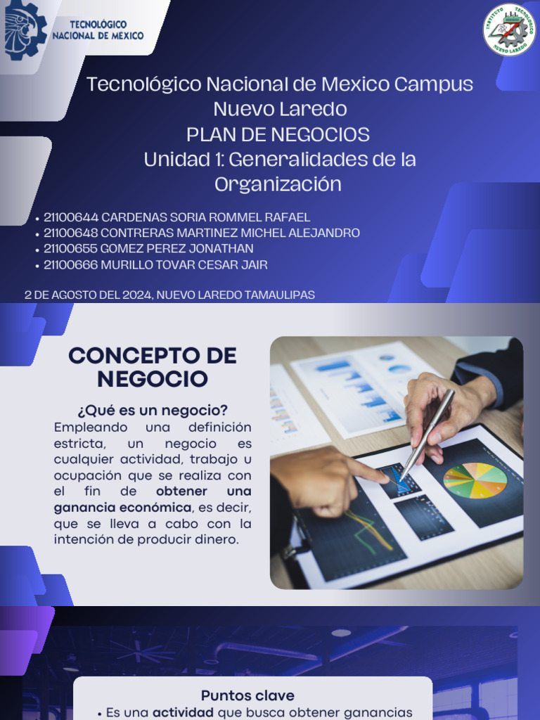 Equipo #1 Negocio, Tipos de Negocio y Modelos de Negocio | PDF | Modelo ...