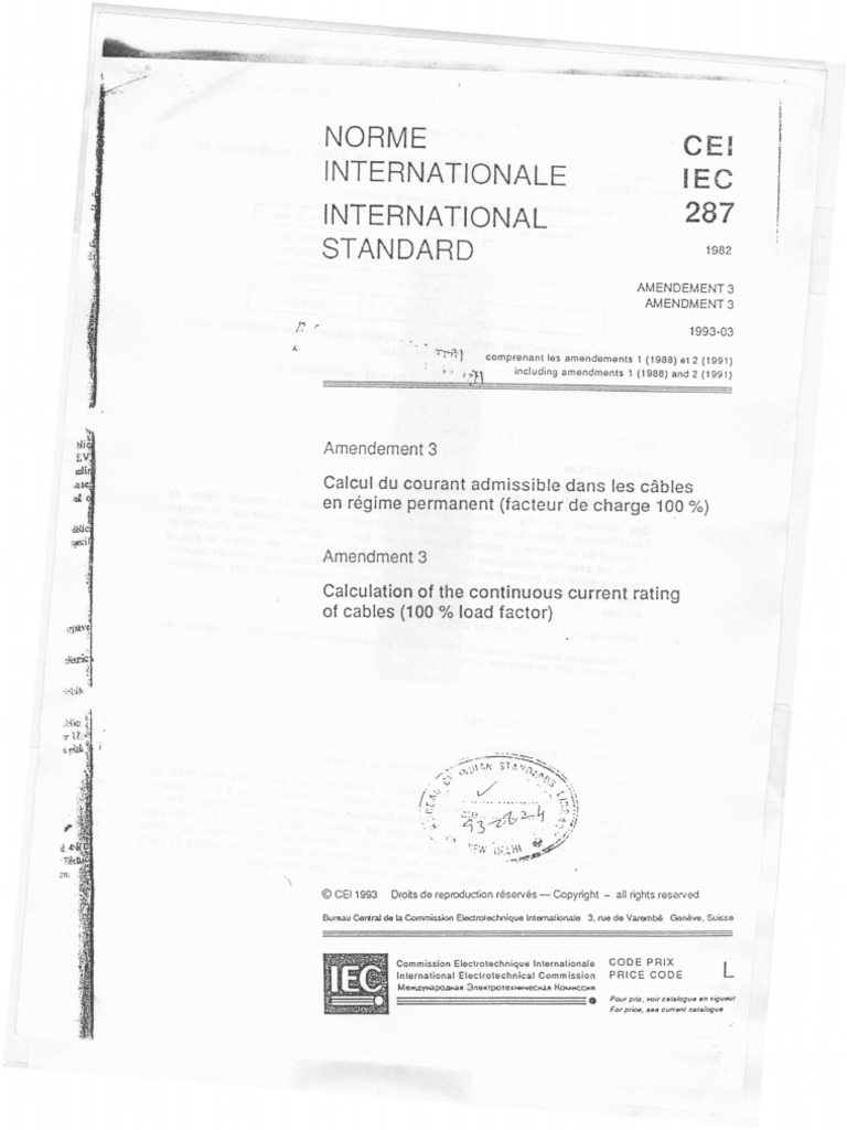Cei - Iec 287 | PDF