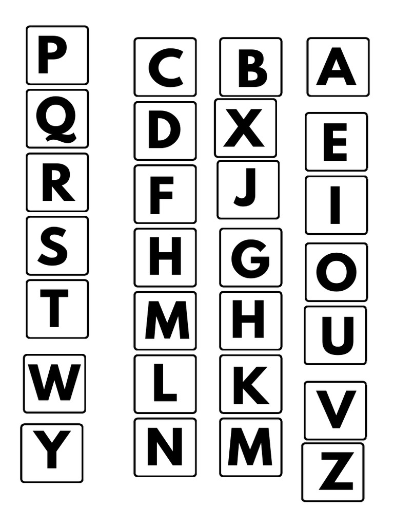 Printable Letter Tiles (1) | PDF