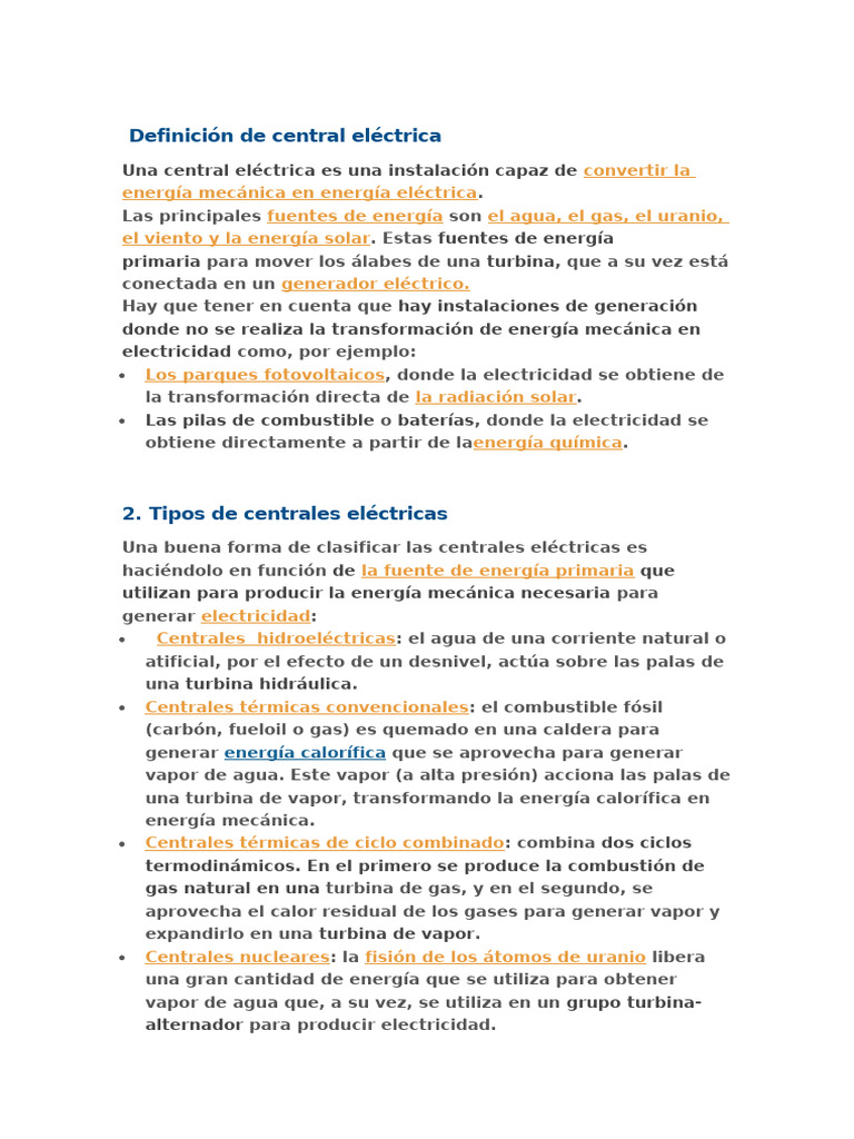 Centrales Electricas | PDF