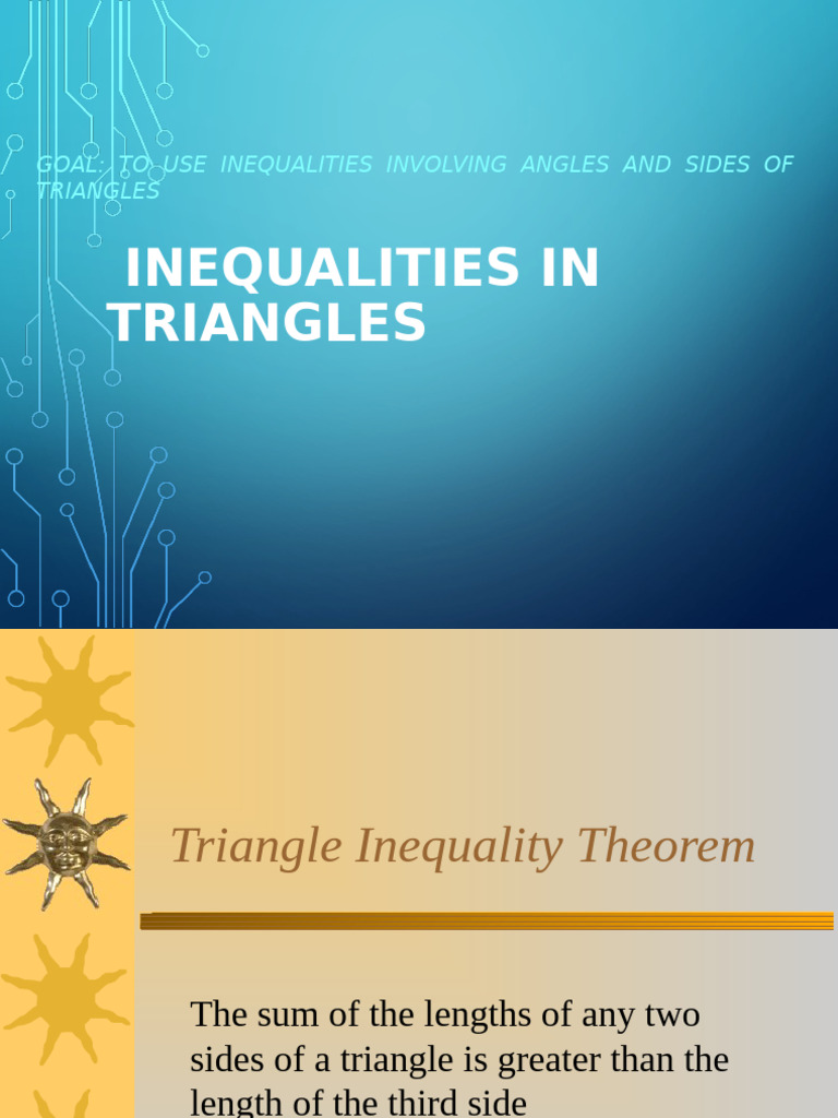 G8 Math Q4 - Week 1 - Triangle Inequality | PDF