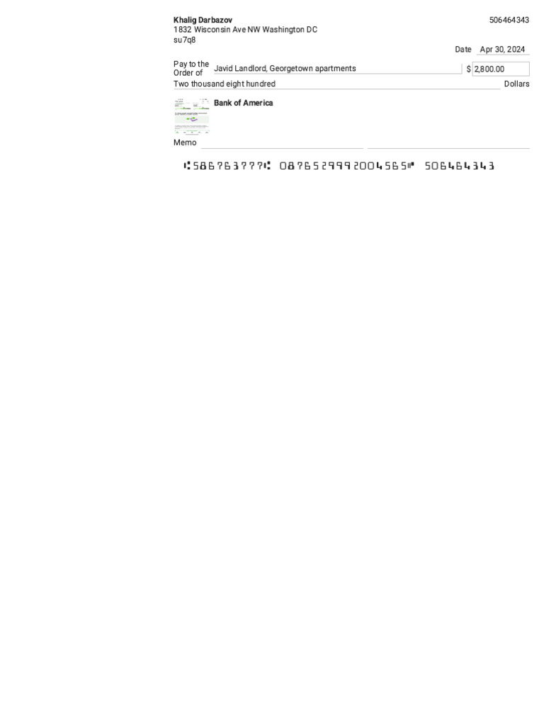 Check Writer | PDF