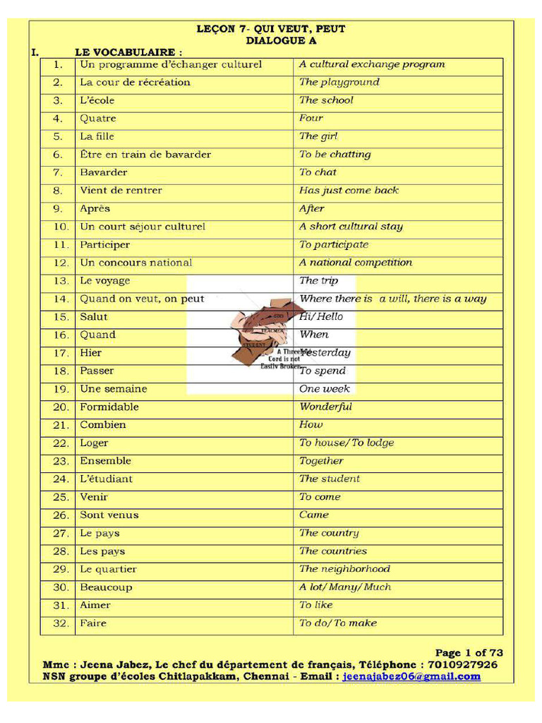 Namma kalvi 12th french lesson 7 notes 216240 pdf