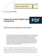 Causes For Concern: Žižek's Politics of Loving Terror: ISSN 1751-8229