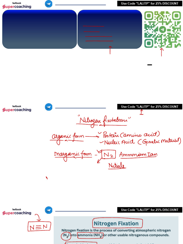 Nitrogen Fixatation Part - 1 | PDF