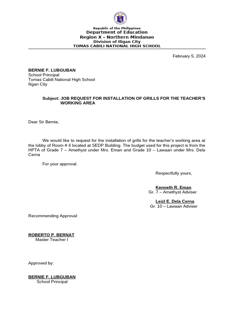 RSPC Letter | PDF