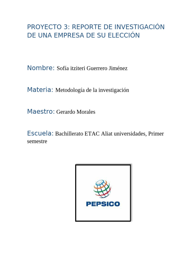 Proyecto 3 | PDF