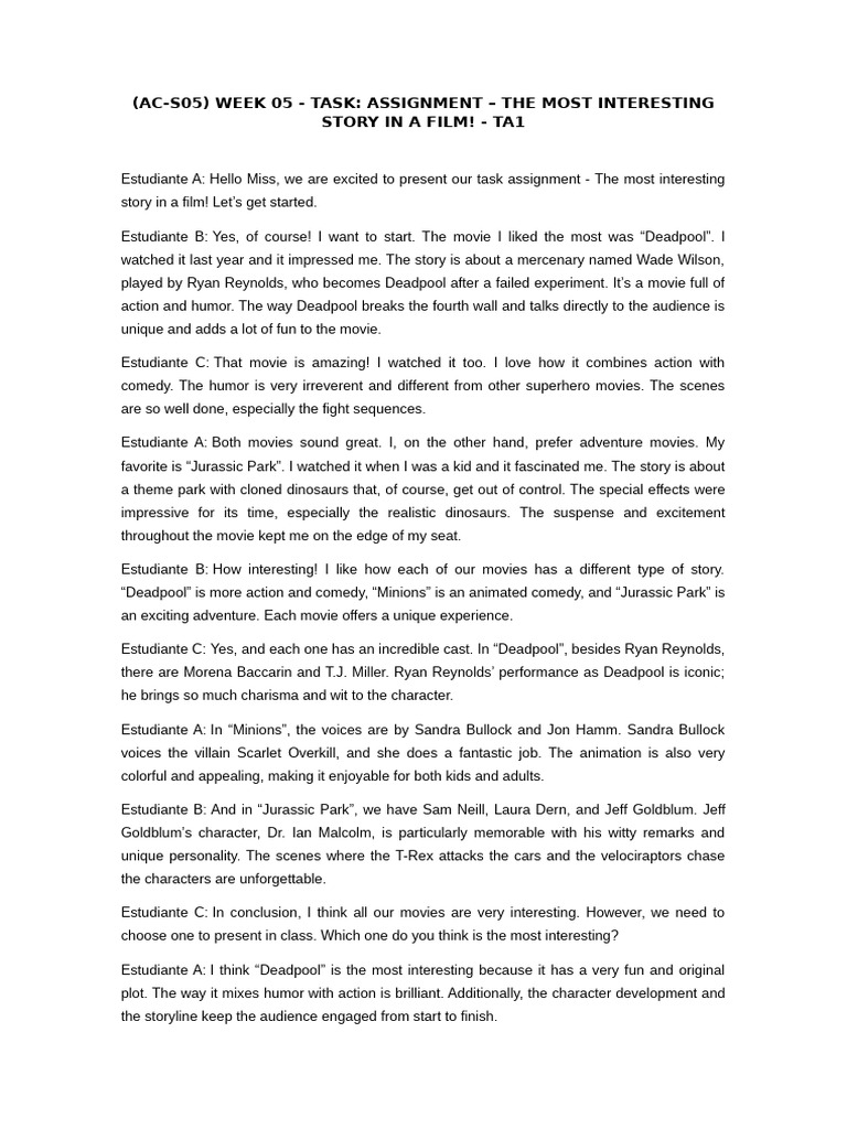 This Is The Most Interesting Story I Have Ever Read