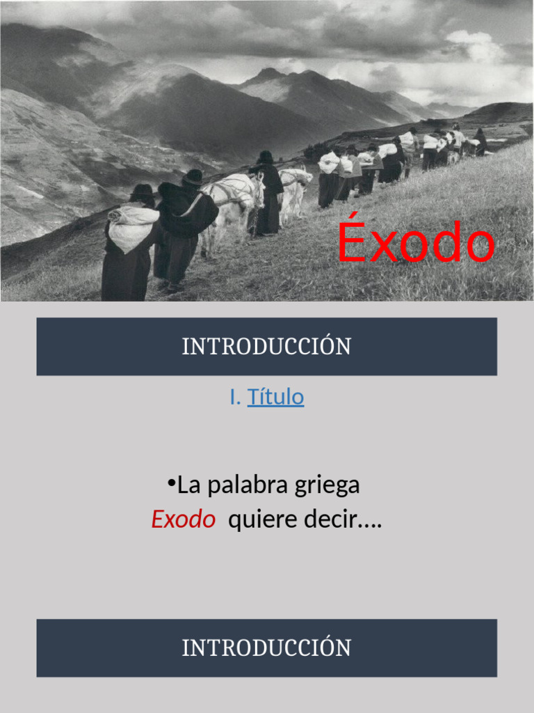 Exodo Pdf