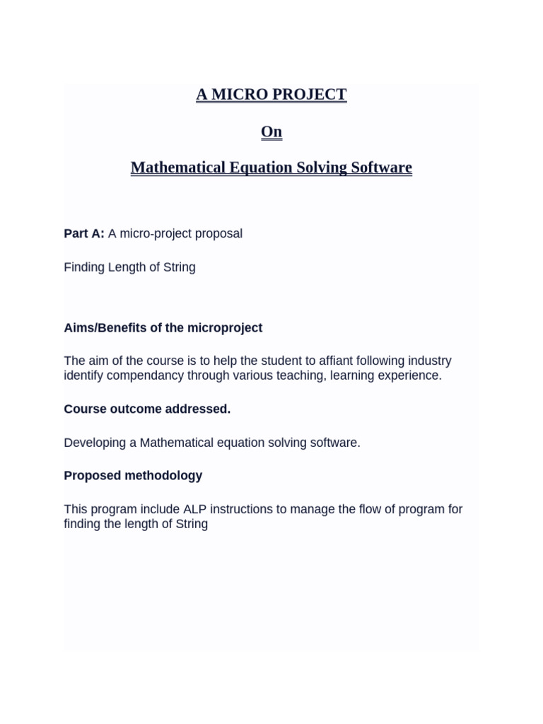 A Micro Project Seg | PDF