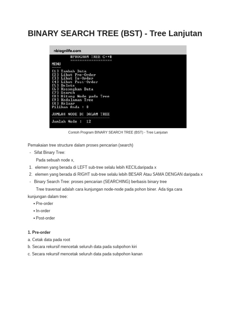Binary Search Tree | PDF