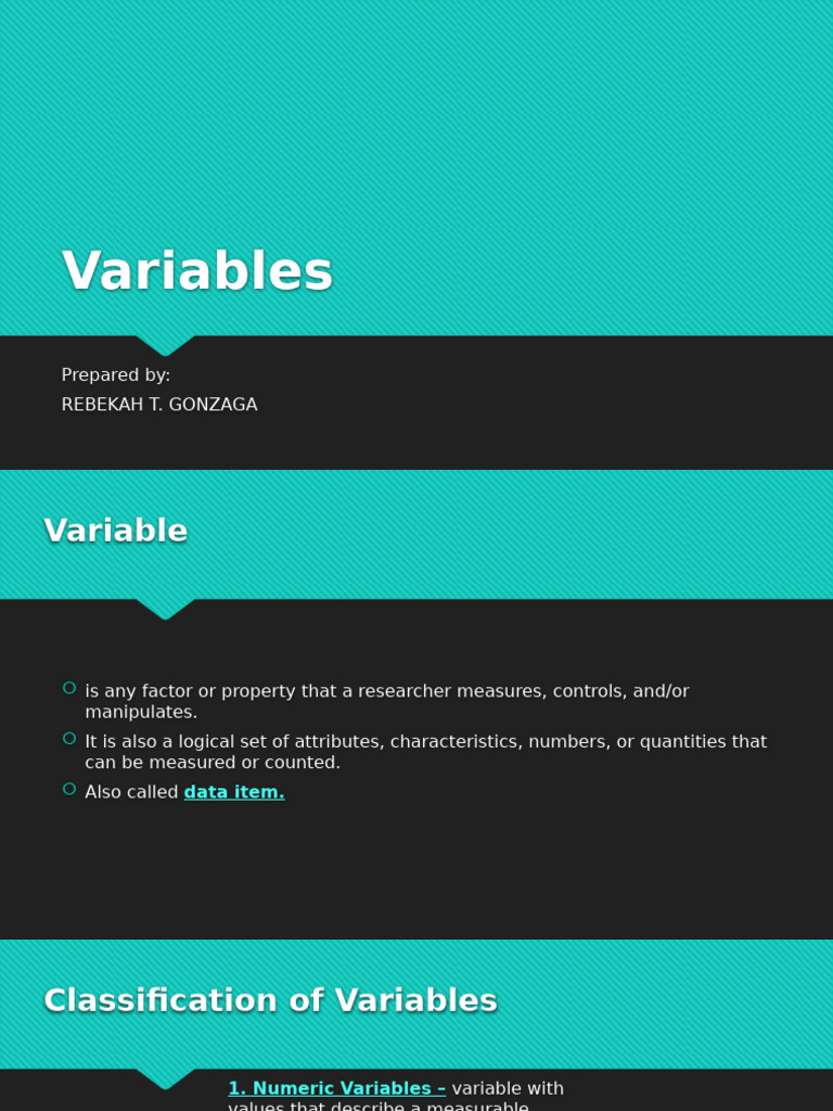 LECTURE-2-VARIABLES | PDF