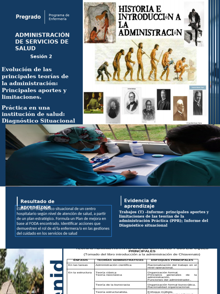 Evolución de Las Principales Teorías de La Administración Principales ...
