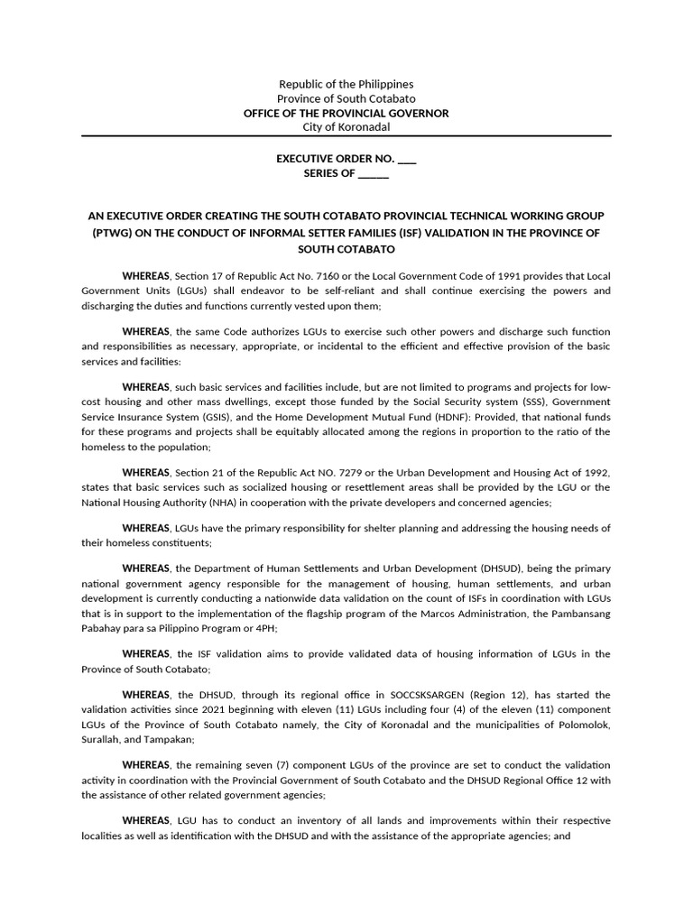DHSUD | PDF