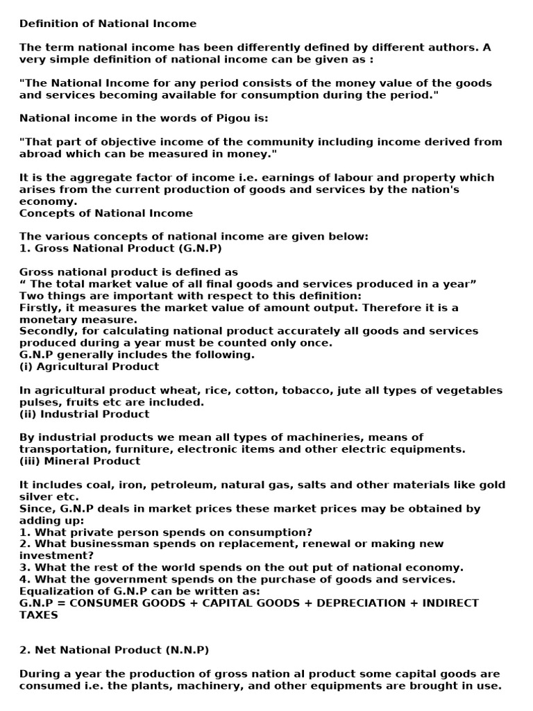 3-National Income | PDF