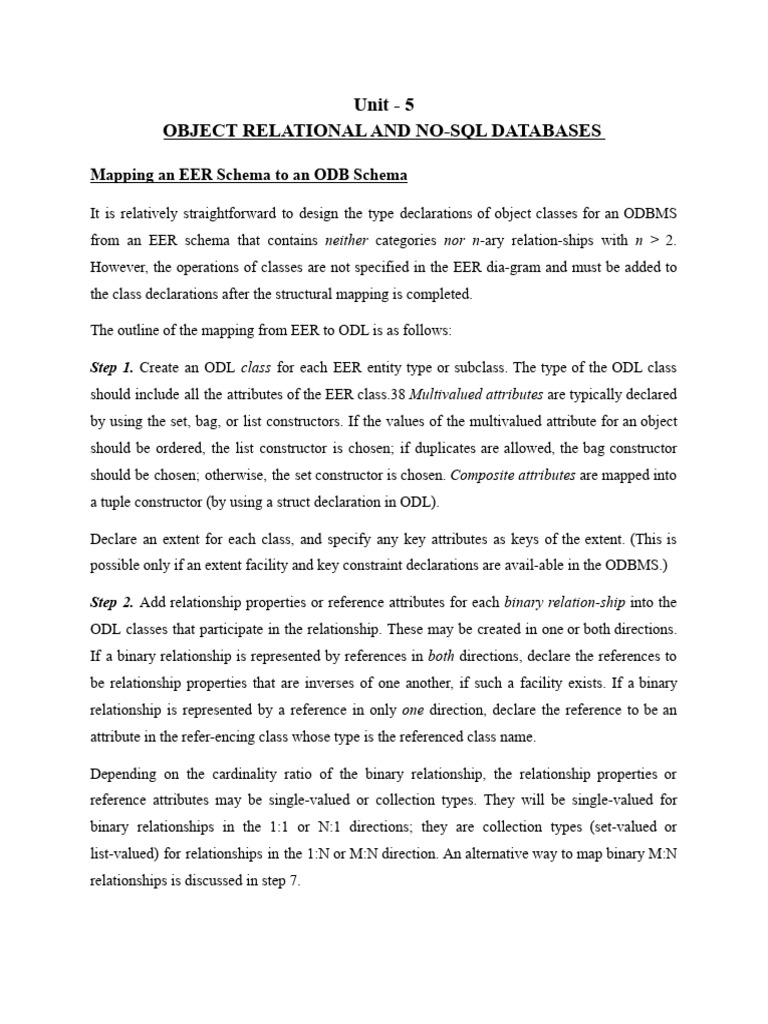 DBM Unit - 5 | PDF