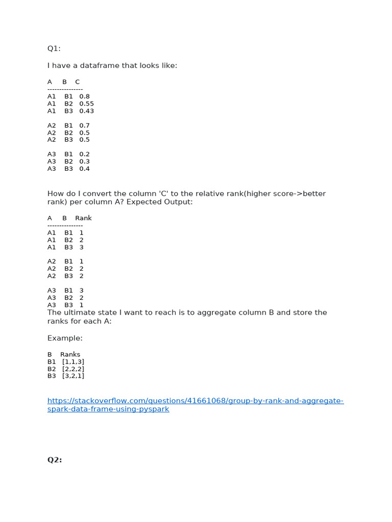 Spark Assignments With Solutions | PDF