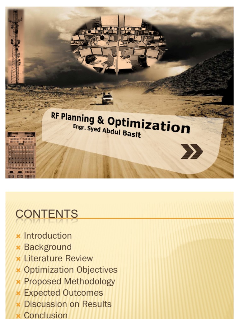 RF Planning & Optimization | PDF | Mathematical Optimization | Engineering