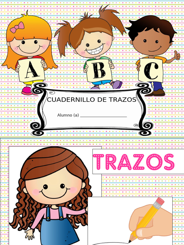 Cuadernillo de Trazos para Preescolar | PDF | Artes del Lenguaje y ...
