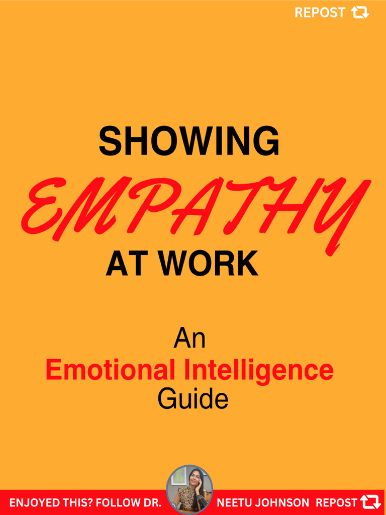 How To Show Empathy at Work | PDF