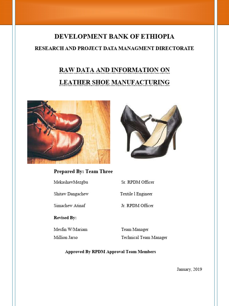 Leather Foot Wear Finalized and Printed 2019 (Update) | PDF | Shoe ...