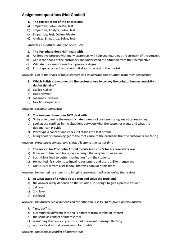 Assignment Questions | PDF