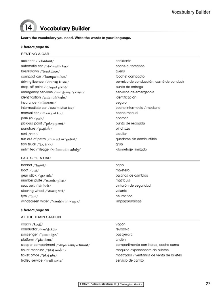 Vocabulary | PDF