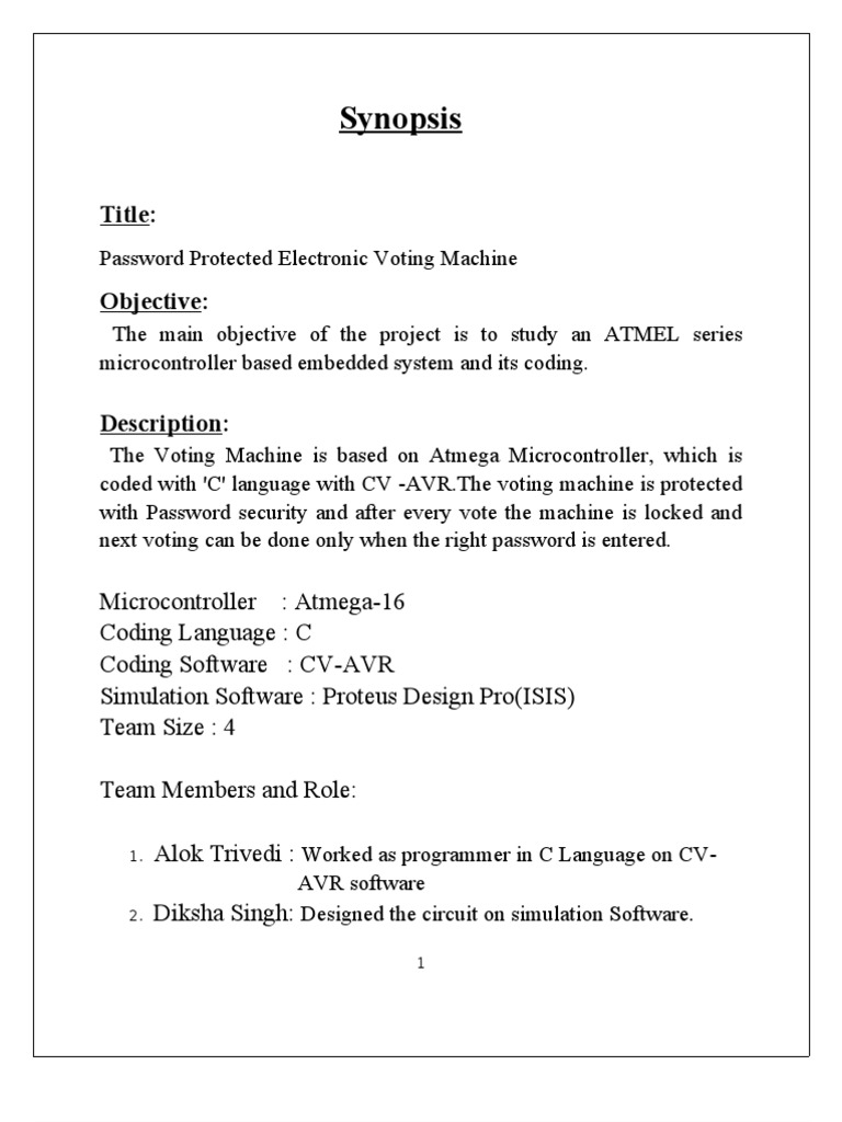 mini-project-synopsis-microcontroller-areas-of-computer-science