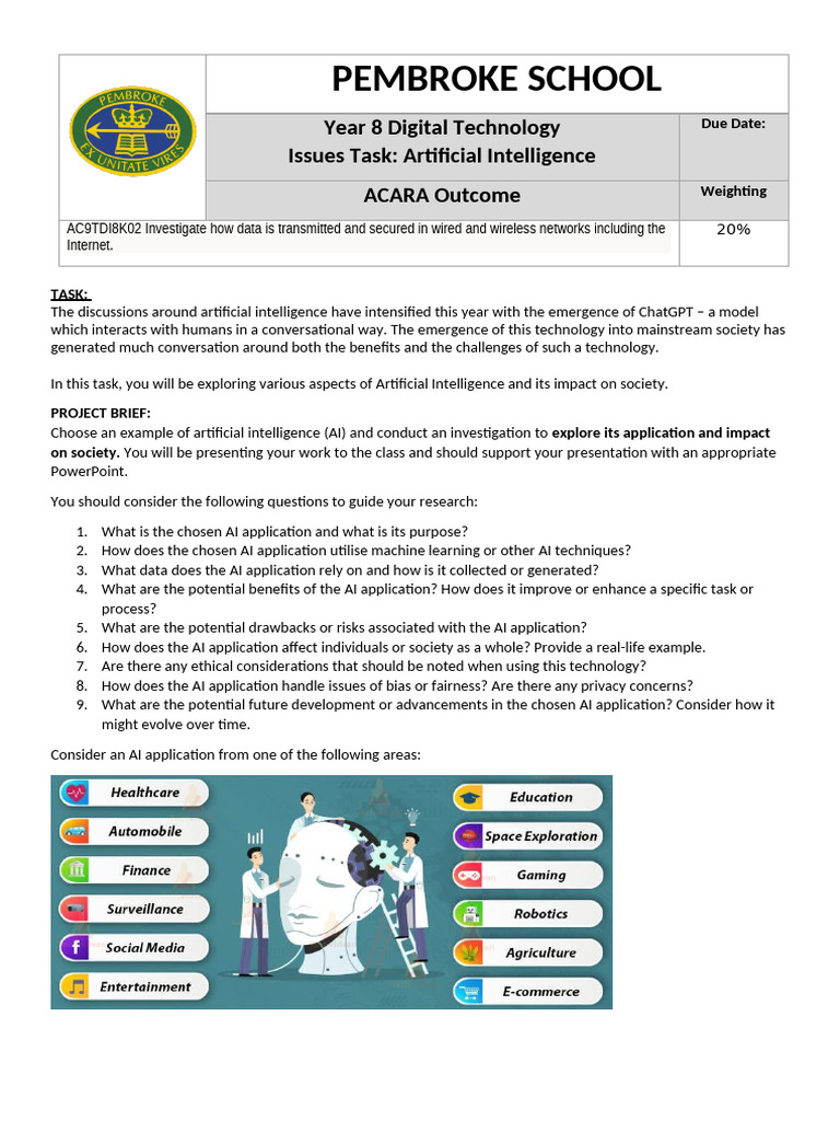 AI Issues Task 2023 | PDF