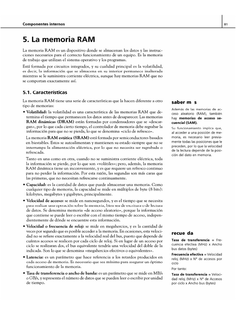 Memorias Ram | PDF