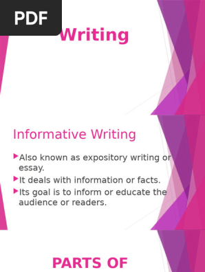 Informative writing