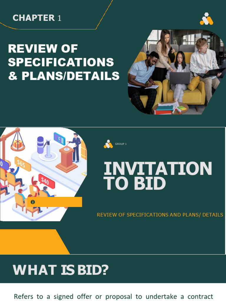 Review 650560773 CHAPTER 1 REVIEW OF SPECIFICATIONS AND PLANS ...