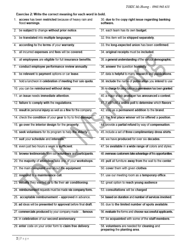 Check Voca RC - Test 7.Xc | PDF
