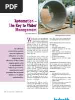 Automation - The Key To Water Management