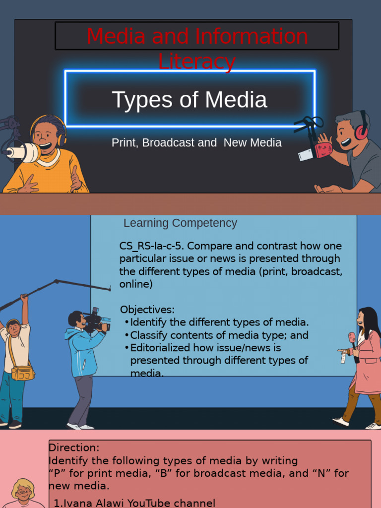 Mil Lesson 3 Types of Media | PDF