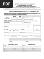 Application Form Old