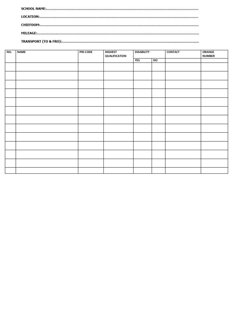 School data pdf